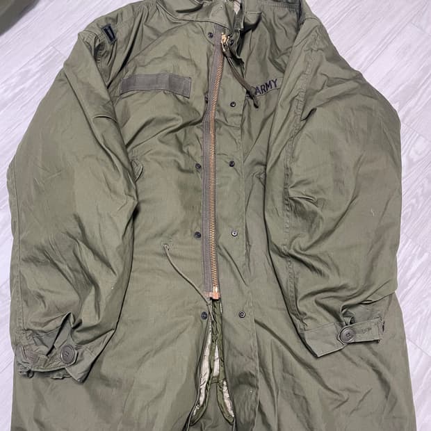 m65 피쉬테일 개파카 데드스탁 라지