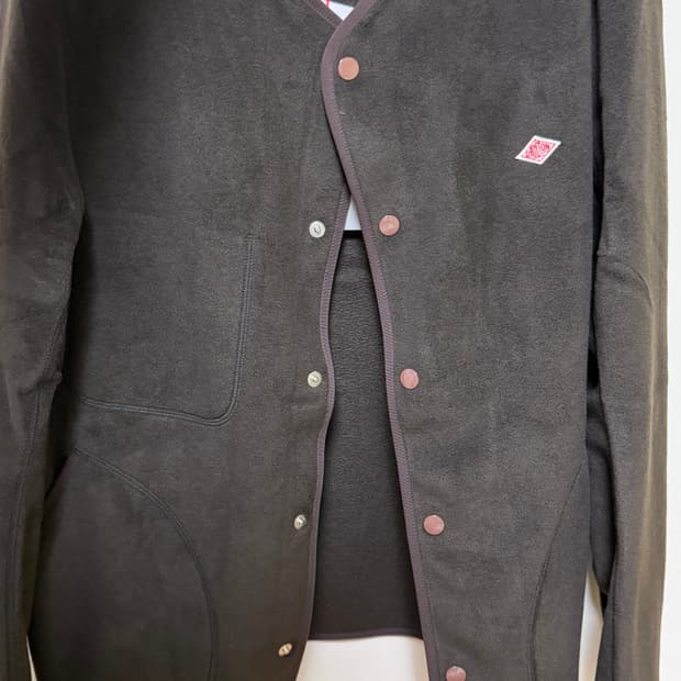 단톤x빔즈 별주 플리스 자켓 브라운 L 사이즈