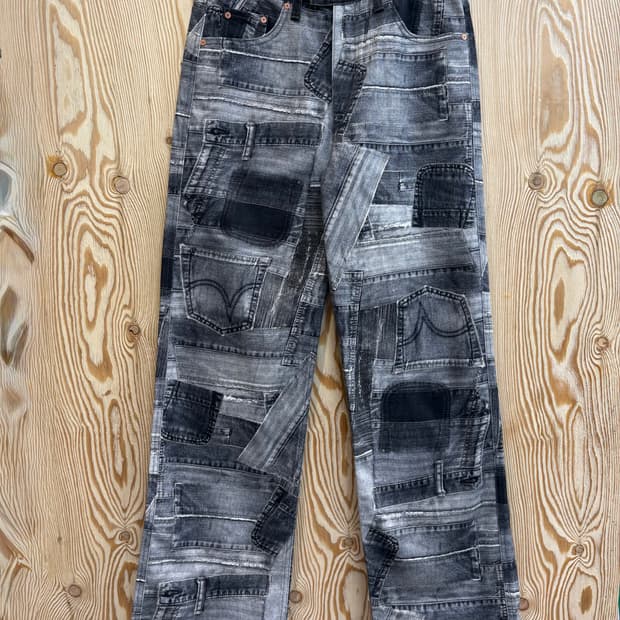 앤더슨벨 BRNO 패치워크 데님 팬츠