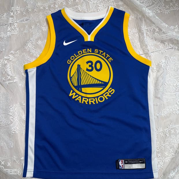 빈티지 스포티 나이키 NBA 커리 나시 슬리브리스