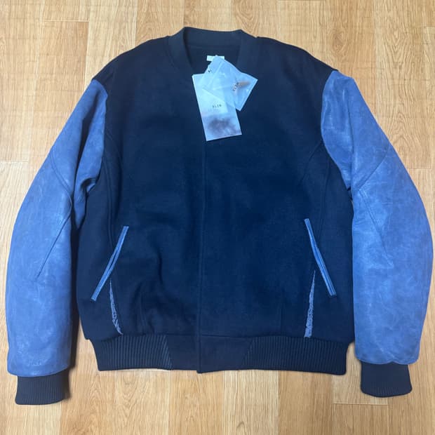 엑슬림 바시티 자켓 네이비 EP.8 02 JACKET