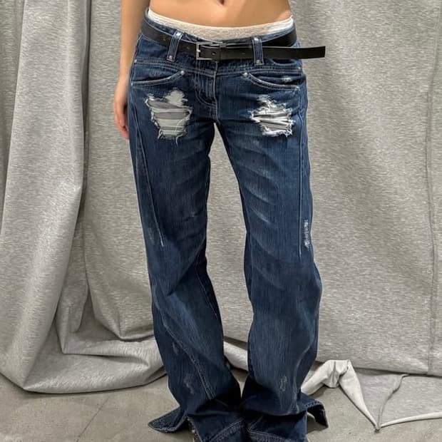 미스치프 데님 ANATOMIE JEAN DARK BLUE