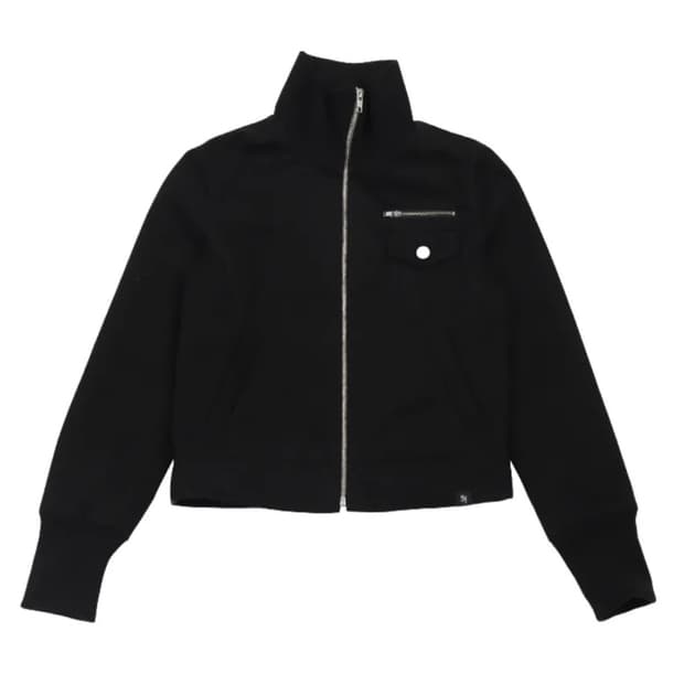 HIGHNECK SLIM COTTON JUMPER BLACK