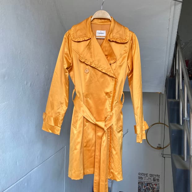 개나리 러플 코트•자켓