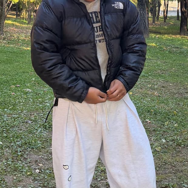 노스페이스 눕시구형 남여공용패딩(95~100)(m~l)