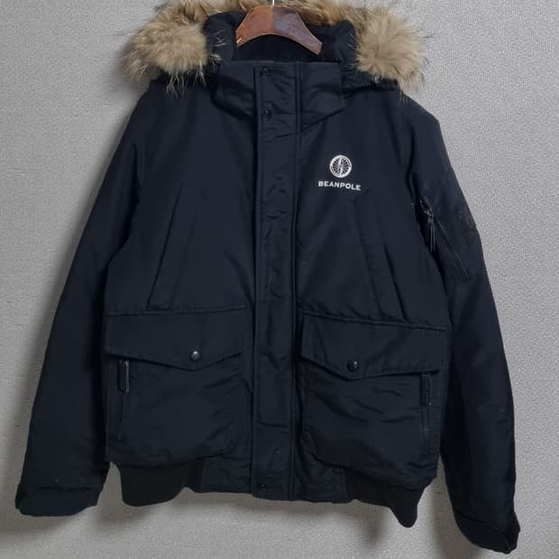 M (66) 빈폴 블랙 덕다운 오리털 패딩