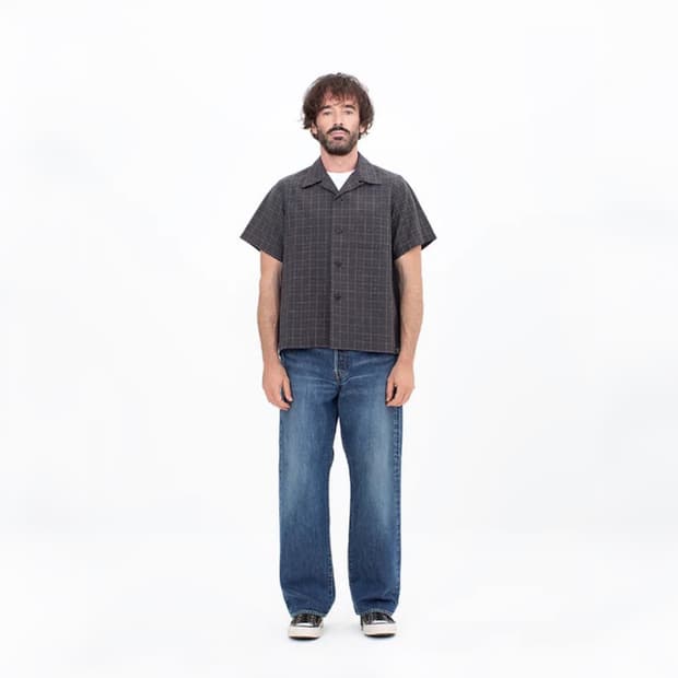  26ss JUDD SHIRT S/S SANTOME CHECK