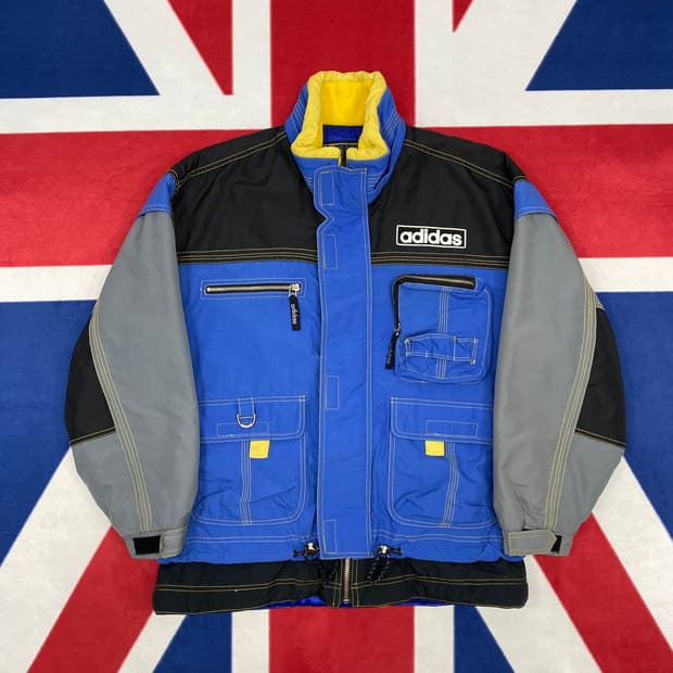 아디다스 올드스쿨 스키점퍼 100 실측XL 