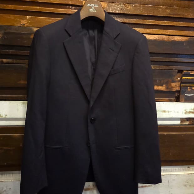 아르마니 꼴레지오니 네이비자켓 