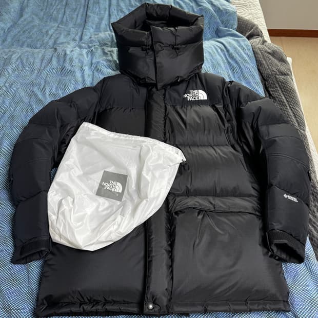 노스페이스 힘다운 블랙 일본판 M