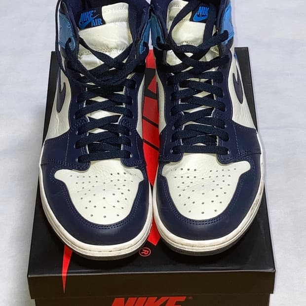 조던1 레트로 하이 옵시디언 UNC