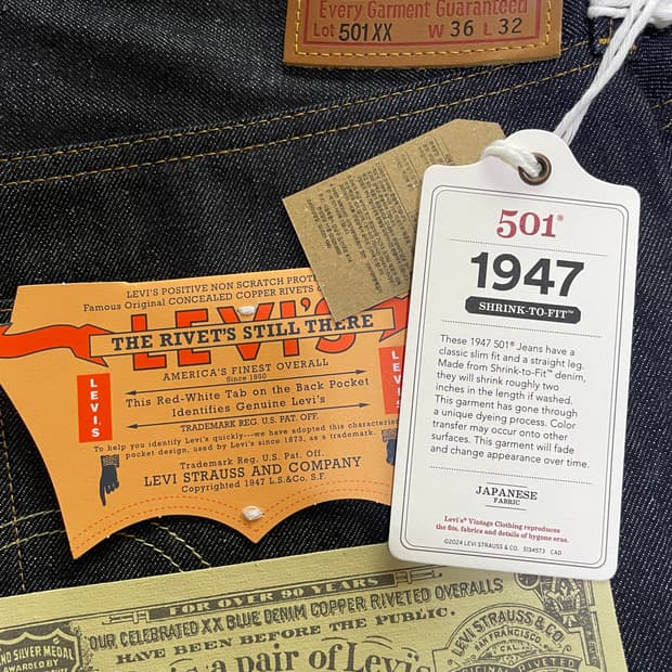 [36] 리바이스 LVC 47501 오가닉 리지드