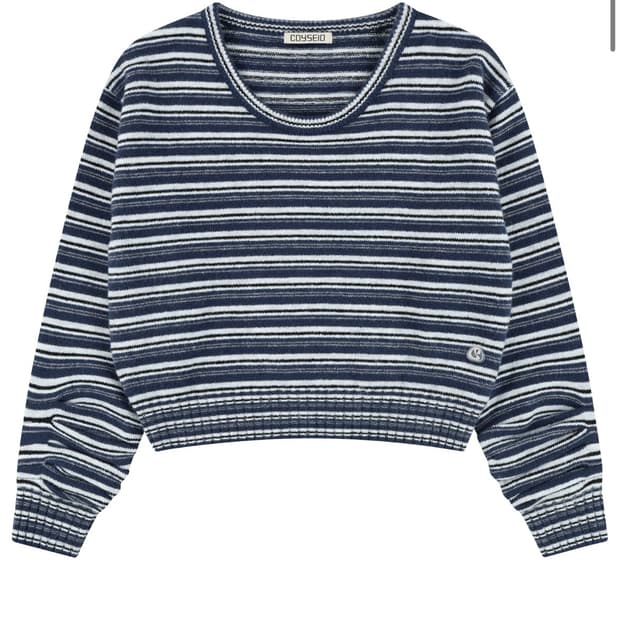 COYSEIO COY STRIPE KNIT (NAVY)