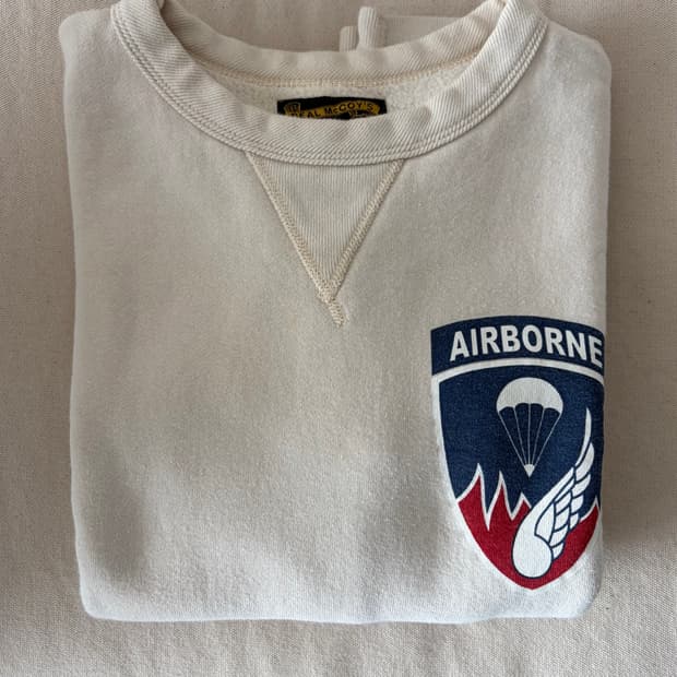 The Real McCoy's AIRBORNE 맨투맨