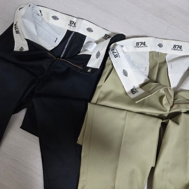 딕키즈 874 34x32 블랙 베이지 일괄 판매