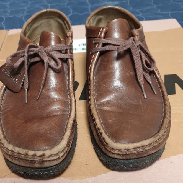 클락스 오리지널스 더비 가죽 왈라비 UK7G (260)