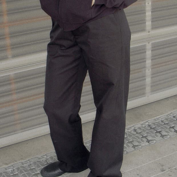 머듈 라운지 팬츠 블랙 (수선)