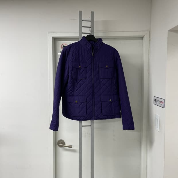 랄프로렌 퍼플 퀄팅 자켓 L(W)