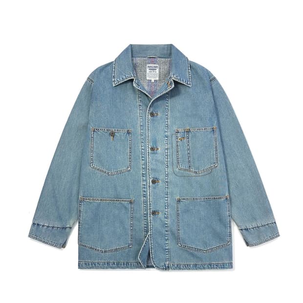 빈티지 Paralyser 워시드 데님 초어 자켓