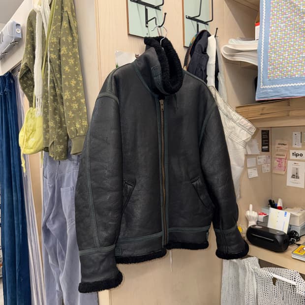 B-3 type sheep skin jacket