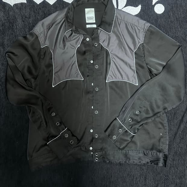 예스터데이즈 투모로우 웨스턴 실크 셔츠