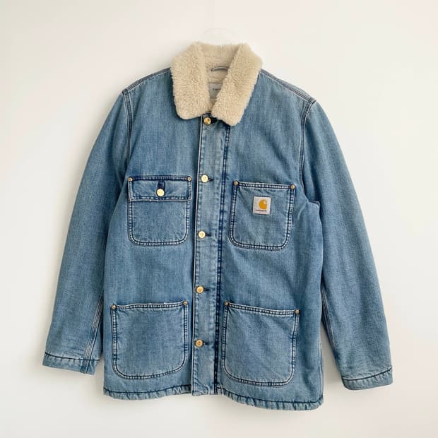 F2 칼하트 WIP 윕 피닉스 쉐르파 데님 초어 자켓 M사이즈