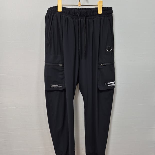 라이프워크 블랙 카고 조거팬츠 남성 34