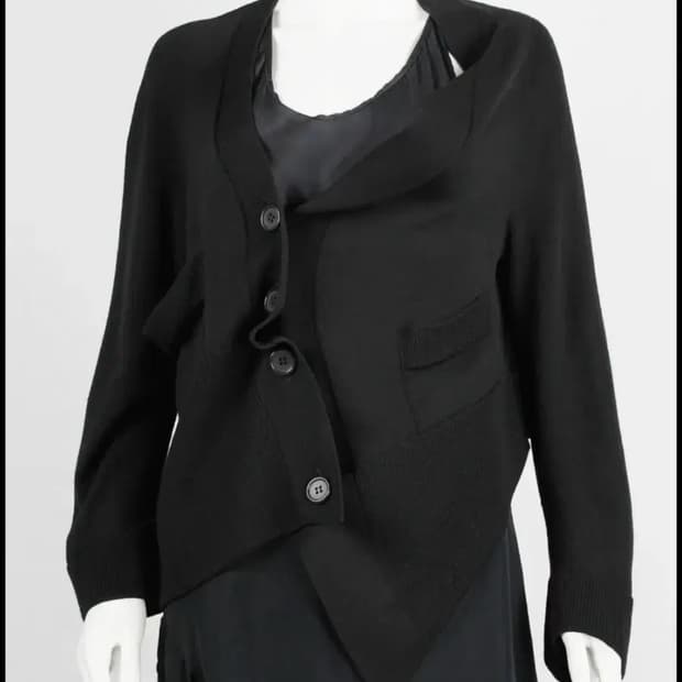 마르지엘라 비대칭 가디건+원피스