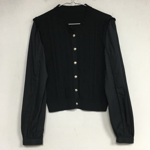 23 ZOOC 주크 레이어드 프릴넥 블라우스 55