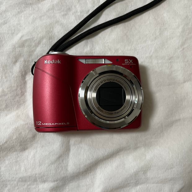 코닥 c190 레드  빈티지디카 디카 박스