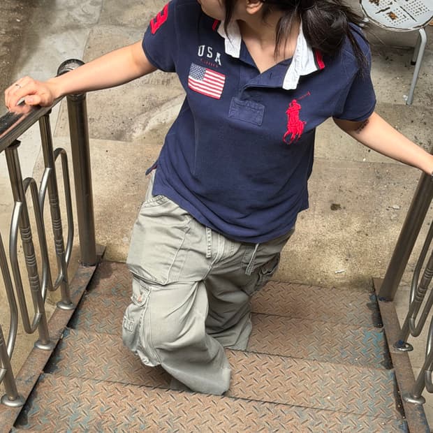 폴로 치프키프 빅포니 USA 카라티 (M)