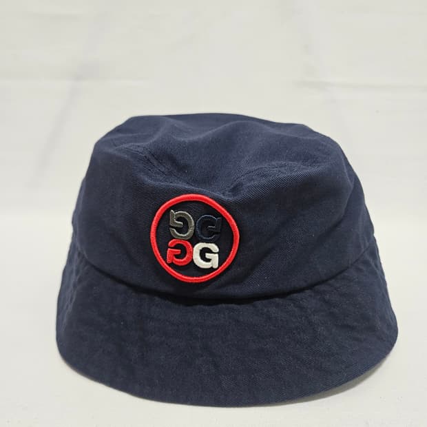 지포어 GFore 골프 로고 네이비 버킷햇