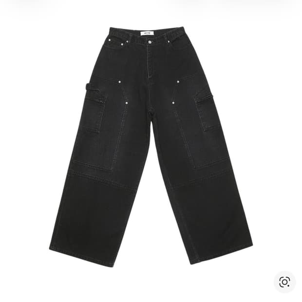 알렌느 카펜터 카고 워시드 진 블랙