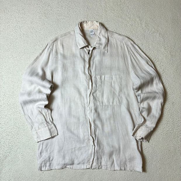 cp컴퍼니 90's 린넨 솔리드 셔츠 PN7336