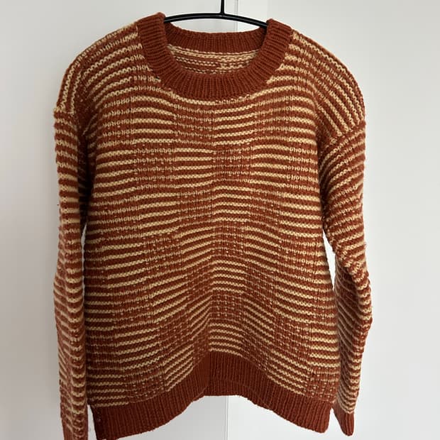 울100 빈티지 핸드니트