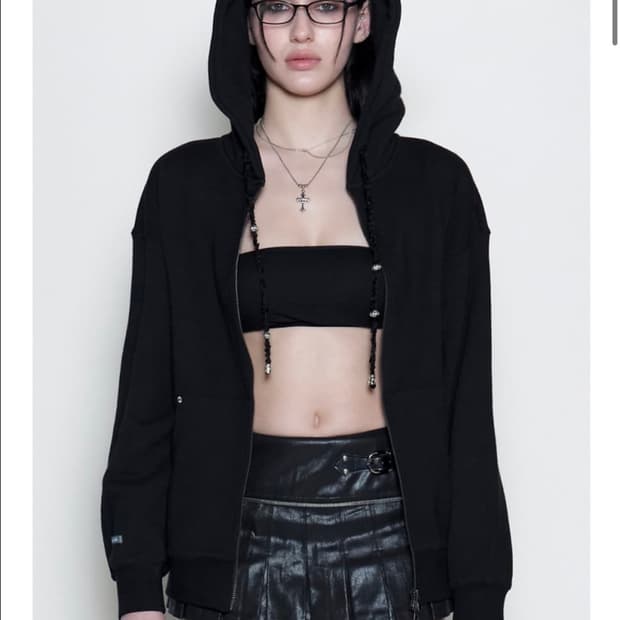 힐다 스파이더 후드 집업