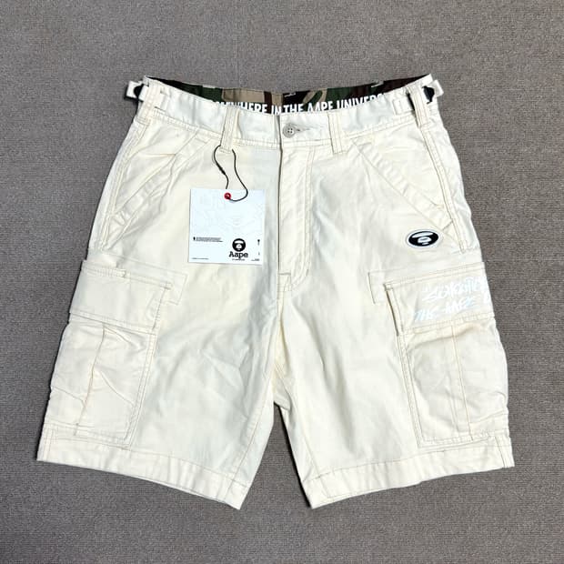 에이프 우븐 카고 반바지