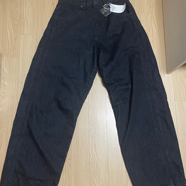 다이브인x포그서비스 와이드커브드 데님팬츠 [1SIZE]