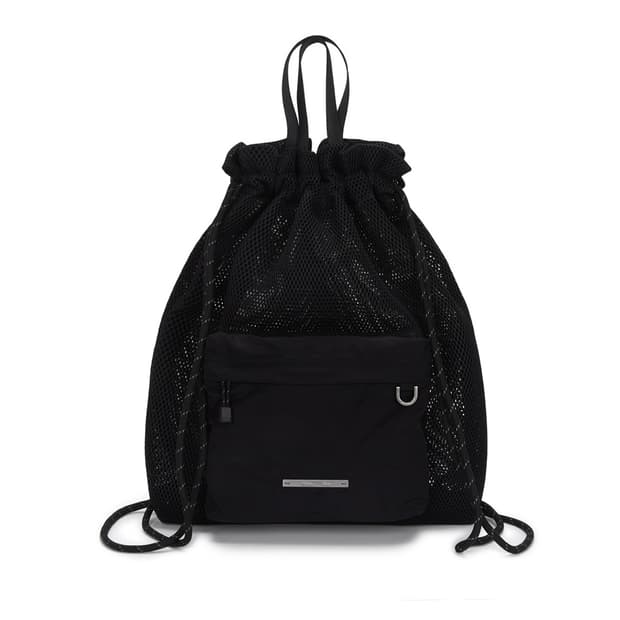 거의새상품) 마뗑킴 카고메쉬백팩 블랙 cargo mesh backpack