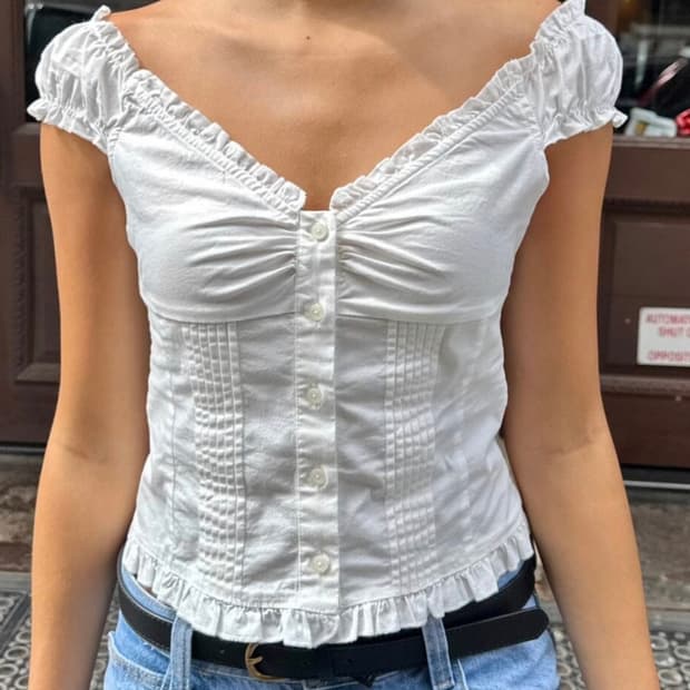 브랜디멜빌 엘레나 탑 ELENA TOP 화이트
