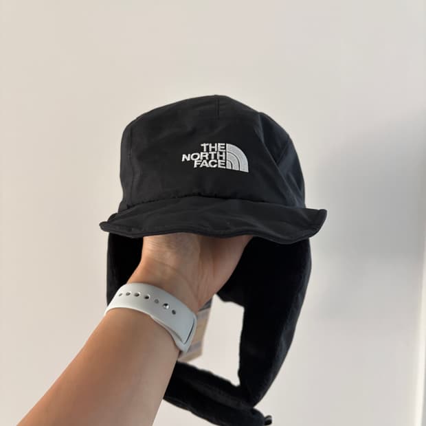 (새제품) 노스페이스 고어텍스 이어머프 캡 블랙