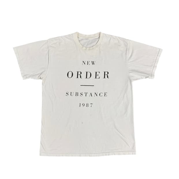 빈티지 2000s New Order 뉴오더 Substance 티셔츠