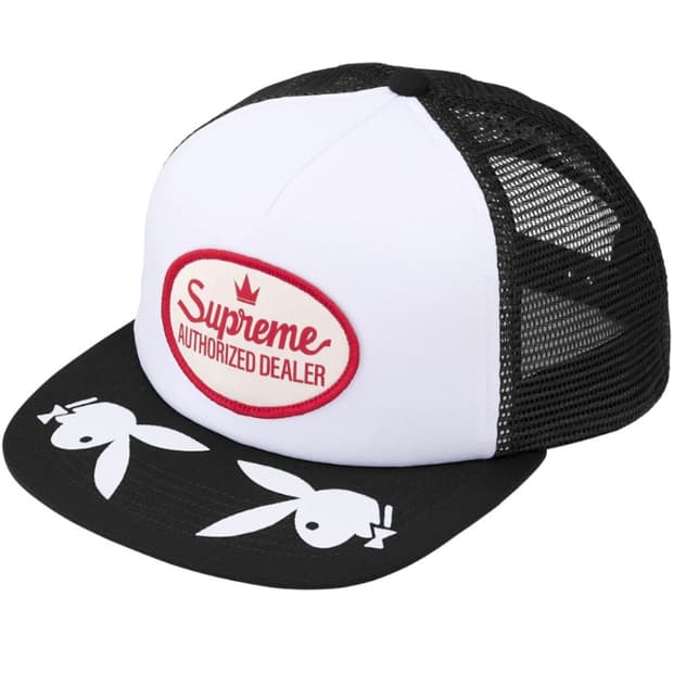 슈프림 x 플레이보이 메쉬 백 5-패널 블랙
