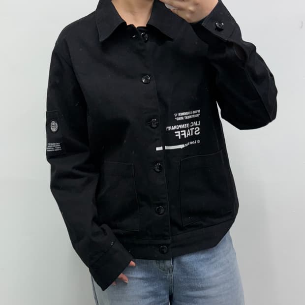 [M] LMC 블랙 워크자켓