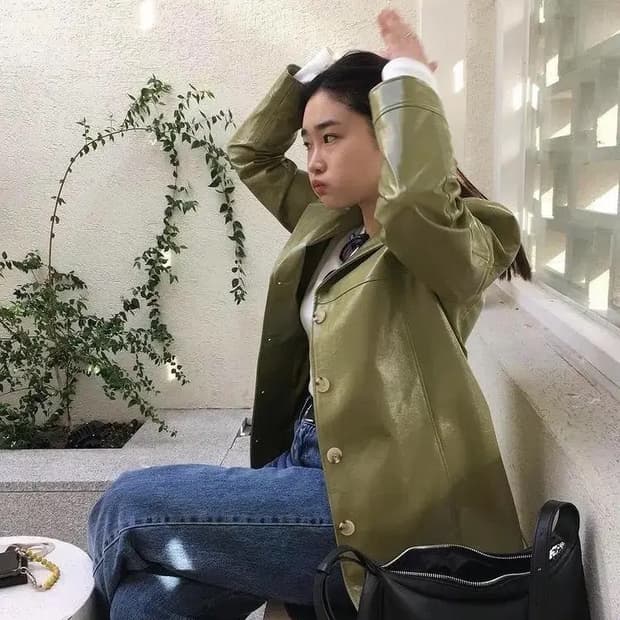 급처할인🥲Sheiscute 레더자켓 레더재킷