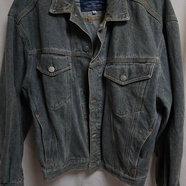 빈티지 워싱 데님 자켓