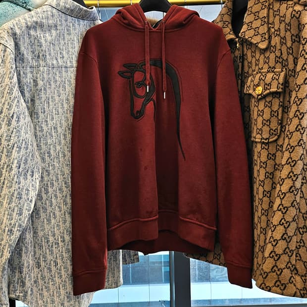 에르메스 홀스 레더패치 후드티
XS사이즈