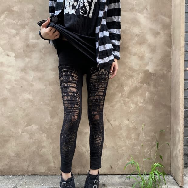 (Heaven and Earth)Rare Shredded Leggings