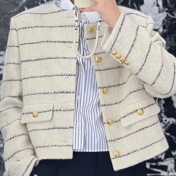 급 할인) 셀린 트위드 자켓 (36) 새상품