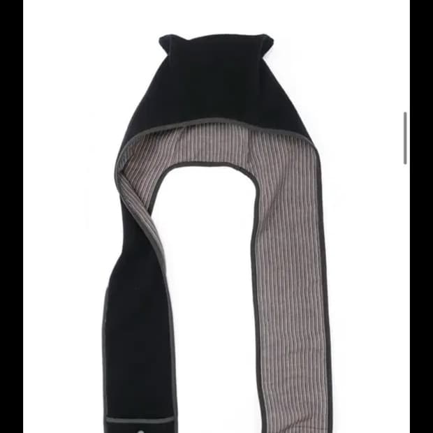 샵페어리 후드머플러 블랙